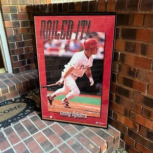 💥 Vintage 1993 Costacos Brothers 23x35 Lenny Dykstra Poster